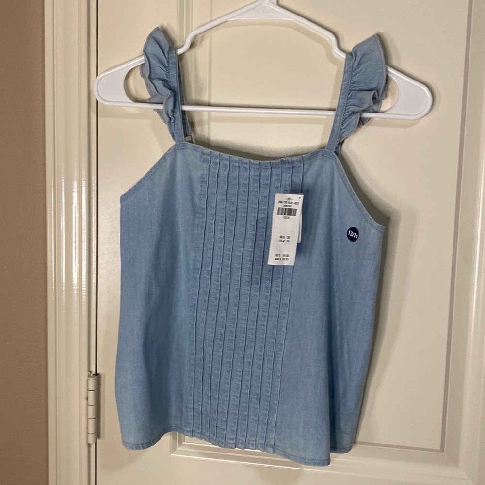 Abercombie kids chambray shirt